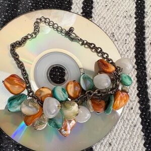 Multicolor Shell Necklace anklet